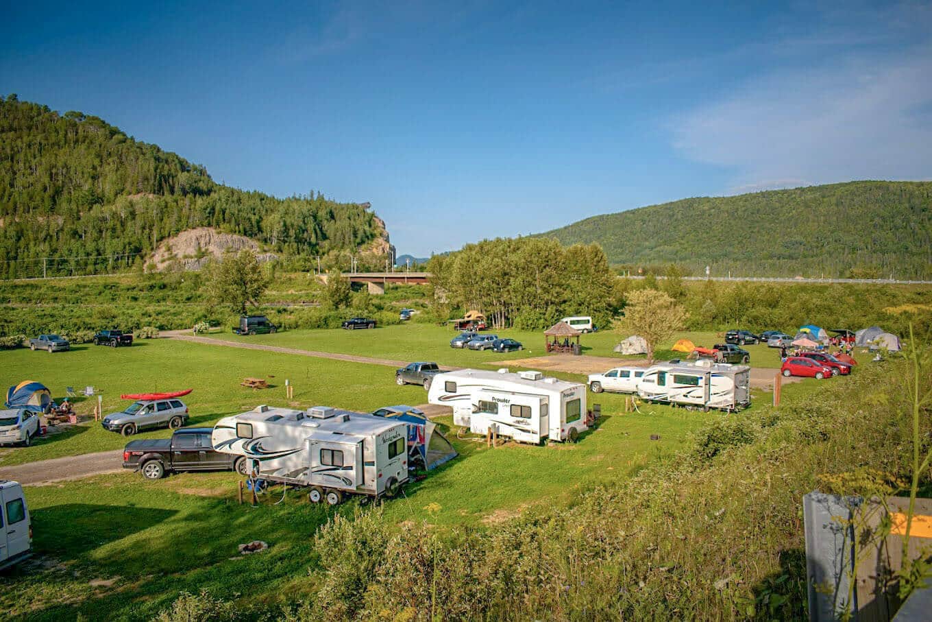 Camping Parc Adams Matapédia les Plateaux, Gaspésie, Québec