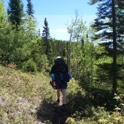 Activité randonnée pédestre SIA Sentier Internationnal Appalache St-André de Restigouche faune flore gaspésie nature rivière assemetquagan refuge quartz